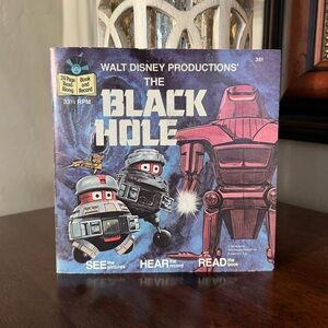 1979 Vintage Disneyland Walt Disney Productions’ The Black Hole Book & Record